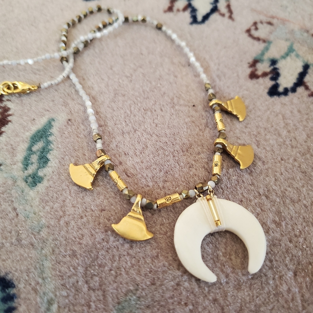 Chan Luu Cresent Horn Necklace